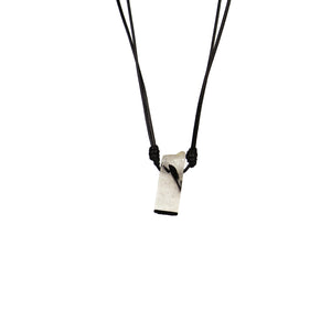Necklace Leather Stick Stones