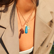 Load image into Gallery viewer, Necklace Sailor with Crystals and Pearls