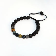 Load image into Gallery viewer, Bracelet Man Onyx/Mix Cat Eye/Hematite 8mm