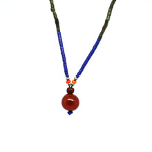 Load image into Gallery viewer, Necklace Green Thread Beads