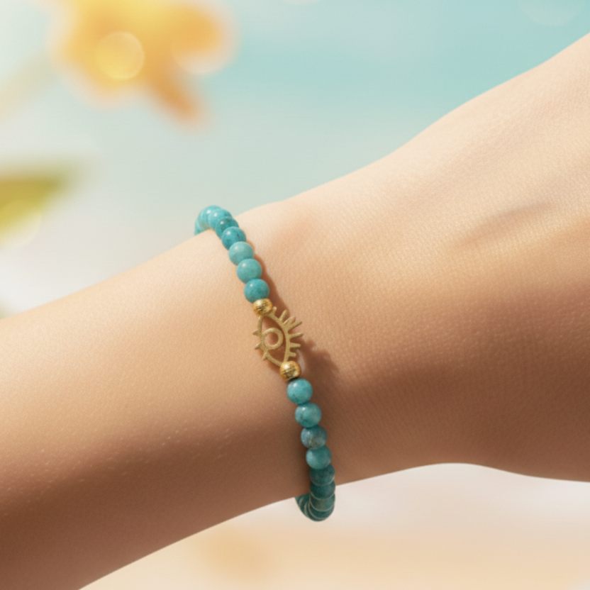 Bracelet Elastic with Gold/Silver Charms