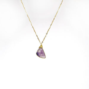Necklace Cage Natural Stones