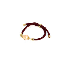 Load image into Gallery viewer, Bracelet Thick Colorful Thread With One Raw Stone