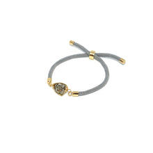 Load image into Gallery viewer, Bracelet Thick Colorful Thread With One Raw Stone