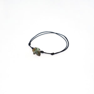 Leather Bracelets Stones Woman
