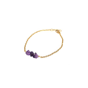 Bracelet Chopped Natural Stones