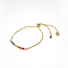 Load image into Gallery viewer, Bracelet Mini Beads  Chakra Adjustable