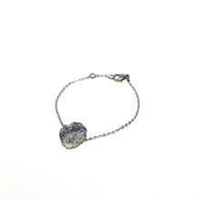 Load image into Gallery viewer, Bracelet Raw Natural Stones (Silver)
