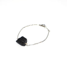 Load image into Gallery viewer, Bracelet Raw Natural Stones (Silver)
