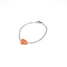 Load image into Gallery viewer, Bracelet Raw Natural Stones (Silver)