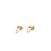 Load image into Gallery viewer, Earrings Spider Stud with Chain Stones