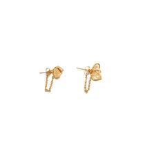 Load image into Gallery viewer, Earrings Spider Stud with Chain Stones