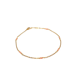 Anklets Beaded Stones Simple