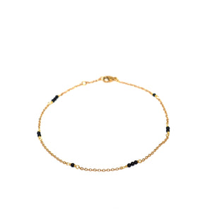 Anklets Beaded Stones Simple