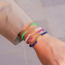 Load image into Gallery viewer, Bracelet Elastic with Gold/Silver Charms