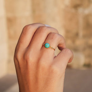 Ring One Bead Stone