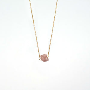 Necklace Raw Natural Stones