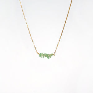 Necklace Chopped Natural Stones