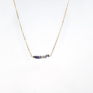 Necklace Chopped Natural Stones