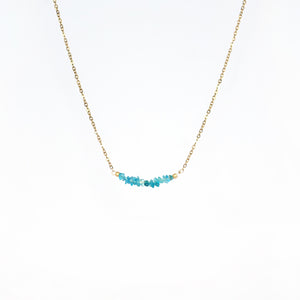 Necklace Chopped Natural Stones