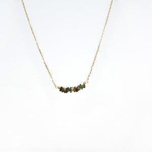 Necklace Chopped Natural Stones