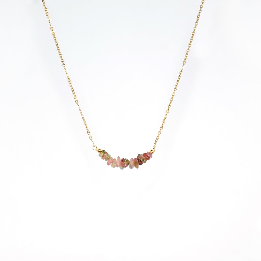 Necklace Chopped Natural Stones