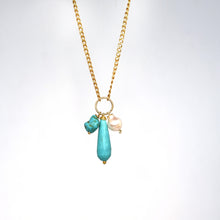 Load image into Gallery viewer, Necklace Sailor with Crystals and Pearls