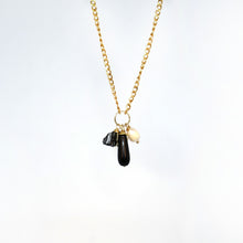Load image into Gallery viewer, Necklace Sailor with Crystals and Pearls
