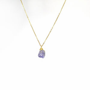 Necklace Cage Natural Stones
