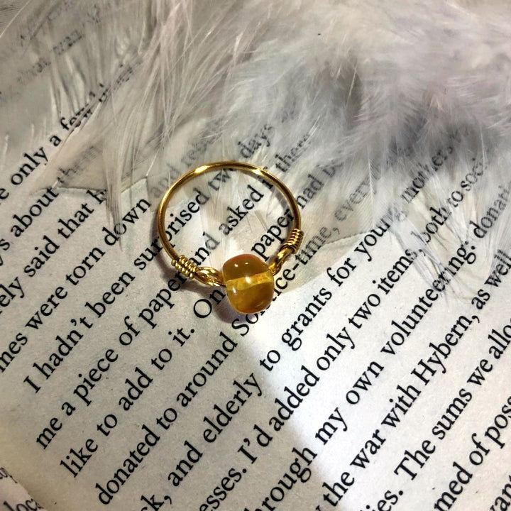 Ring One Bead Stone
