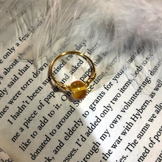 Ring One Bead Stone
