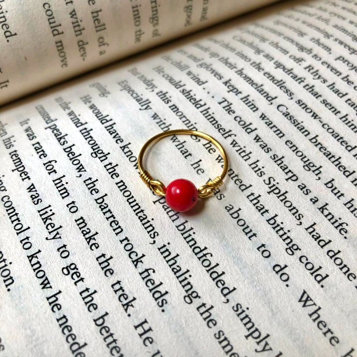 Ring One Bead Stone
