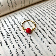 Load image into Gallery viewer, Ring One Bead Stone