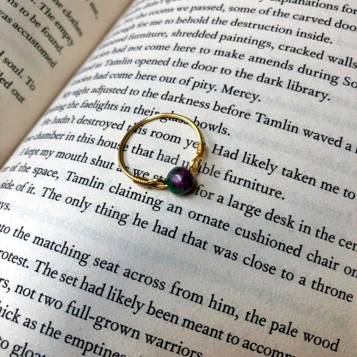 Ring One Bead Stone