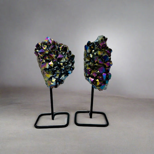 Titanium Quartz Stone Metal Base