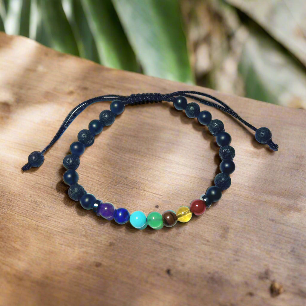 Bracelet Onyx/Lava 6mm Various Stones