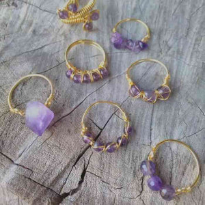 Ring Beads Natural Stones