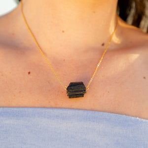 Necklace Raw Natural Stones