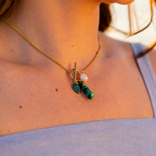 Load image into Gallery viewer, Necklace Sailor with Crystals and Pearls