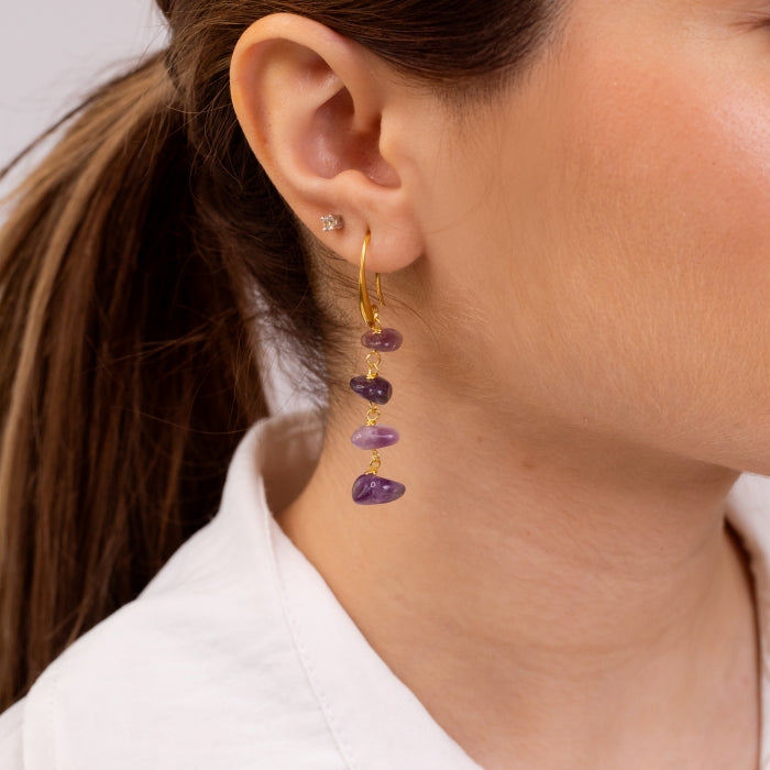 Earrings Vertical Chopped