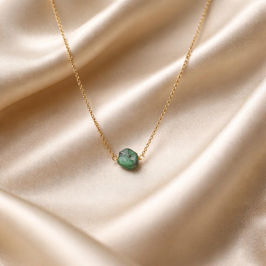 Necklace Raw Natural Stones