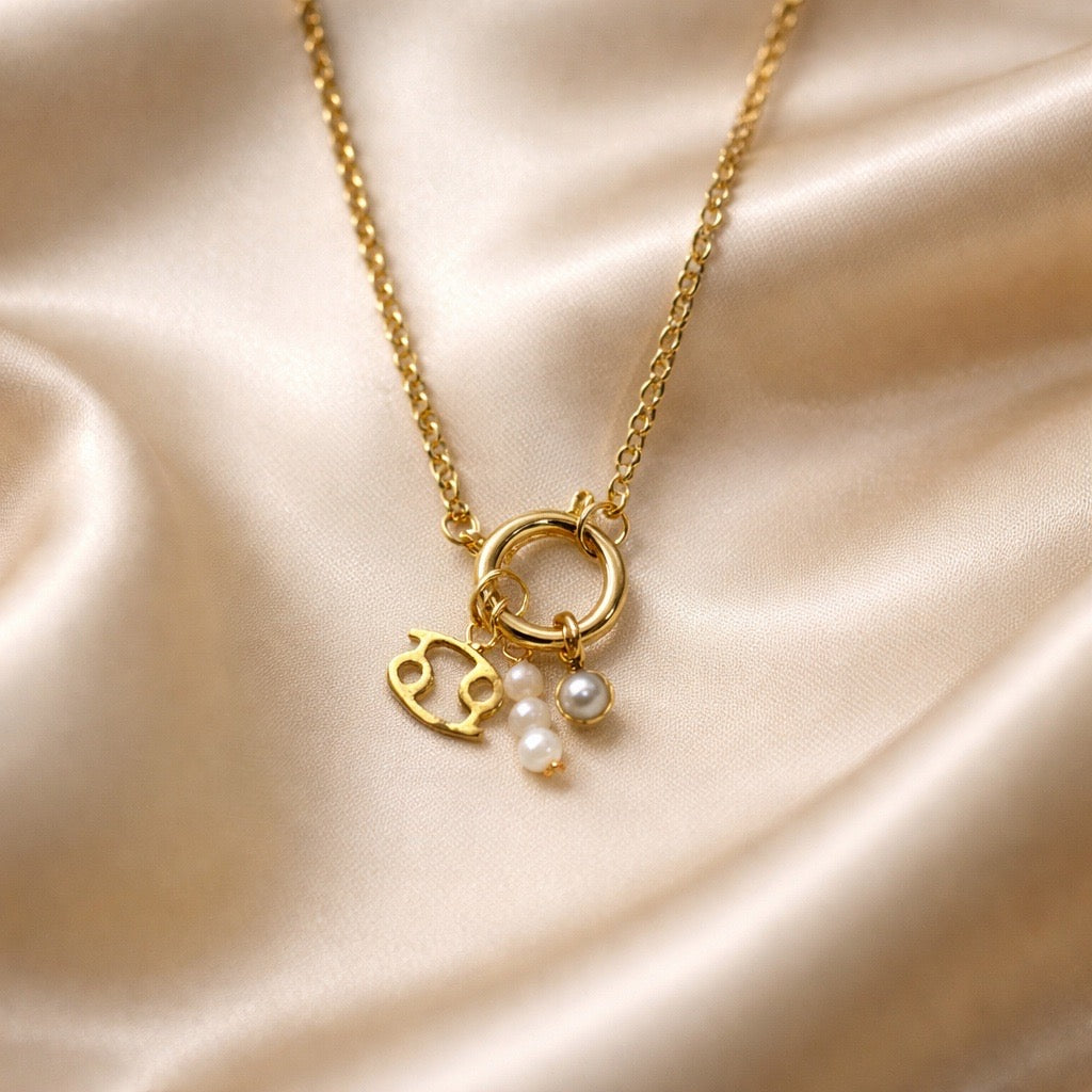 Necklace  Zodiac with Birthstone