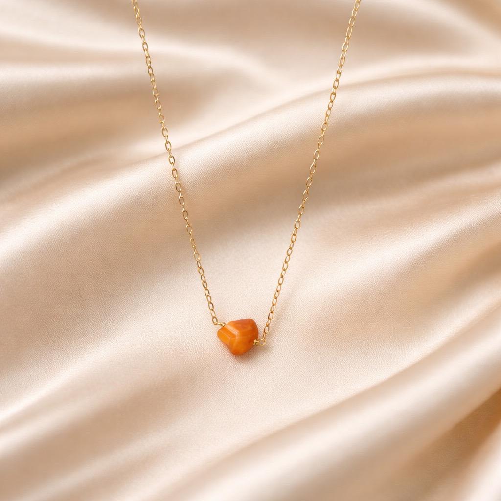 Necklace Raw Natural Stones