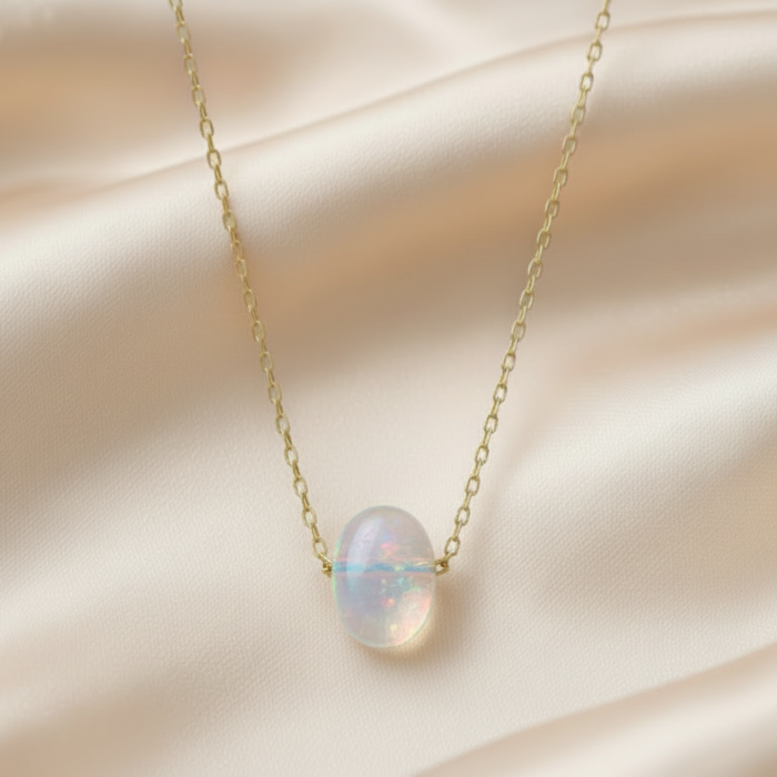 Necklace Raw Natural Stones