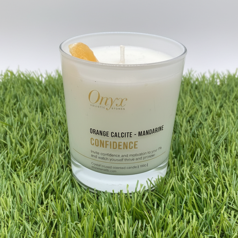 Crystal-Infused Candles