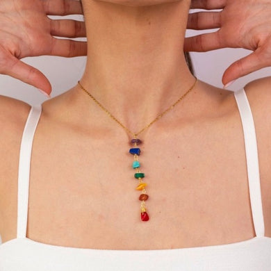 Necklace Chakra Vertical Chopped