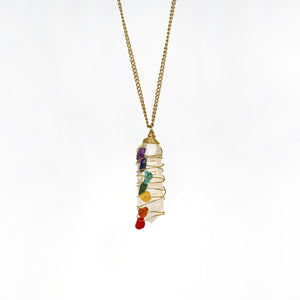 Necklace Long Chakra Pendulum