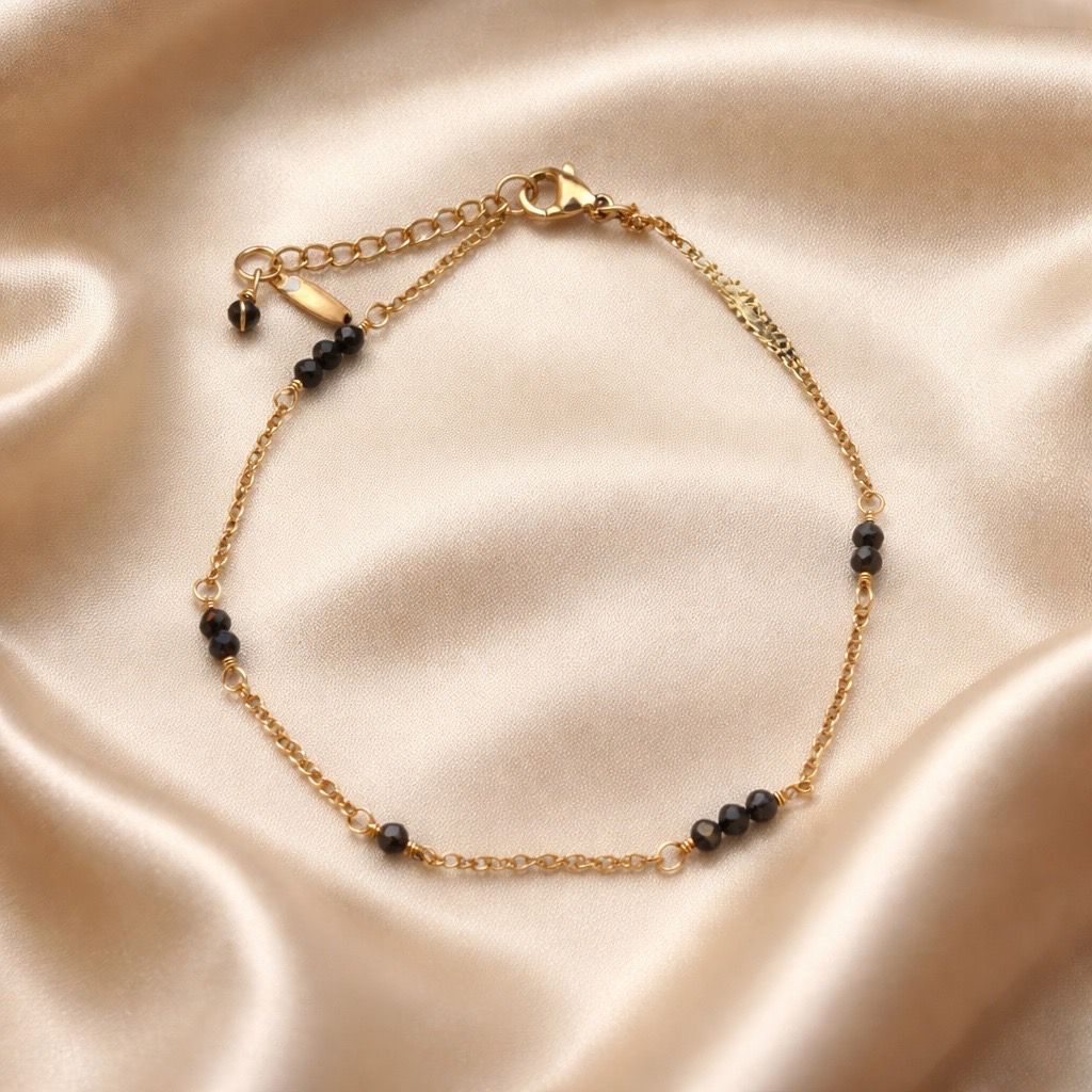 Anklets Beaded Stones with Charm