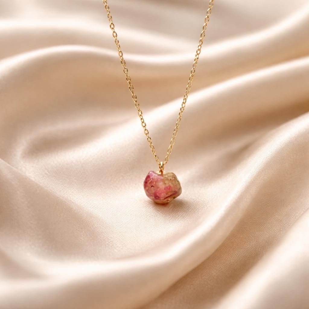 Necklace Raw Natural Stones