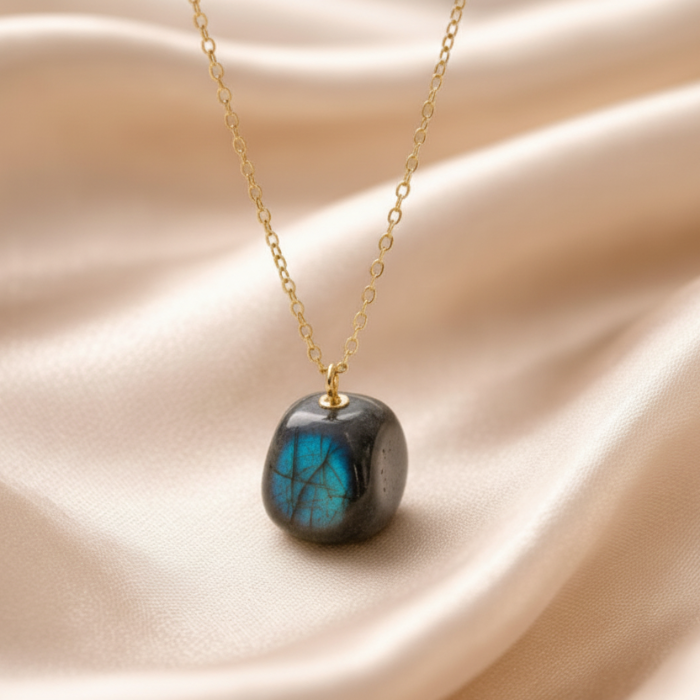 Necklace Raw Natural Stones